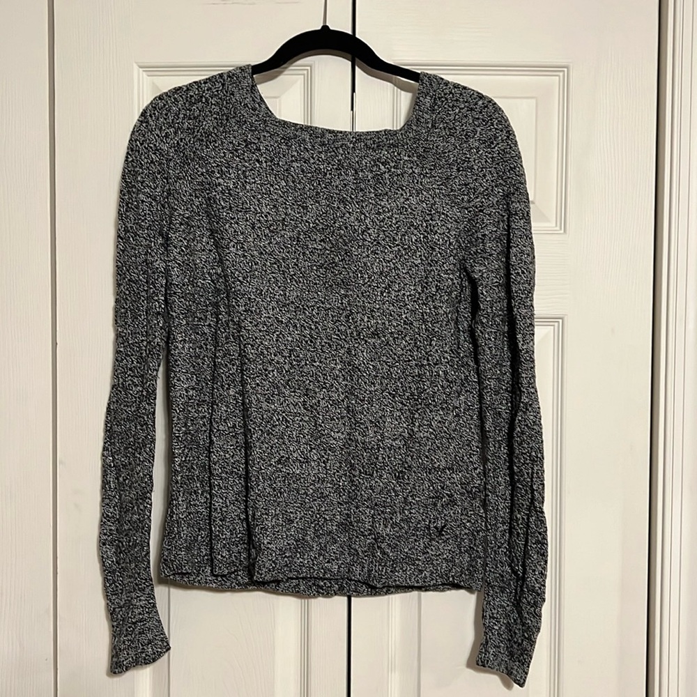 gray sweater from american eagle